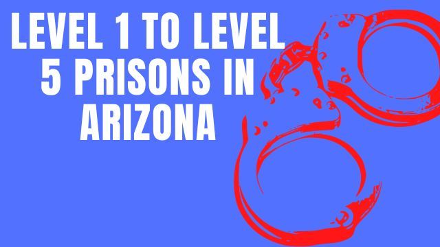 Level 1, Level 2, Level 3, and Level 4 Prisons In The State of Arizona