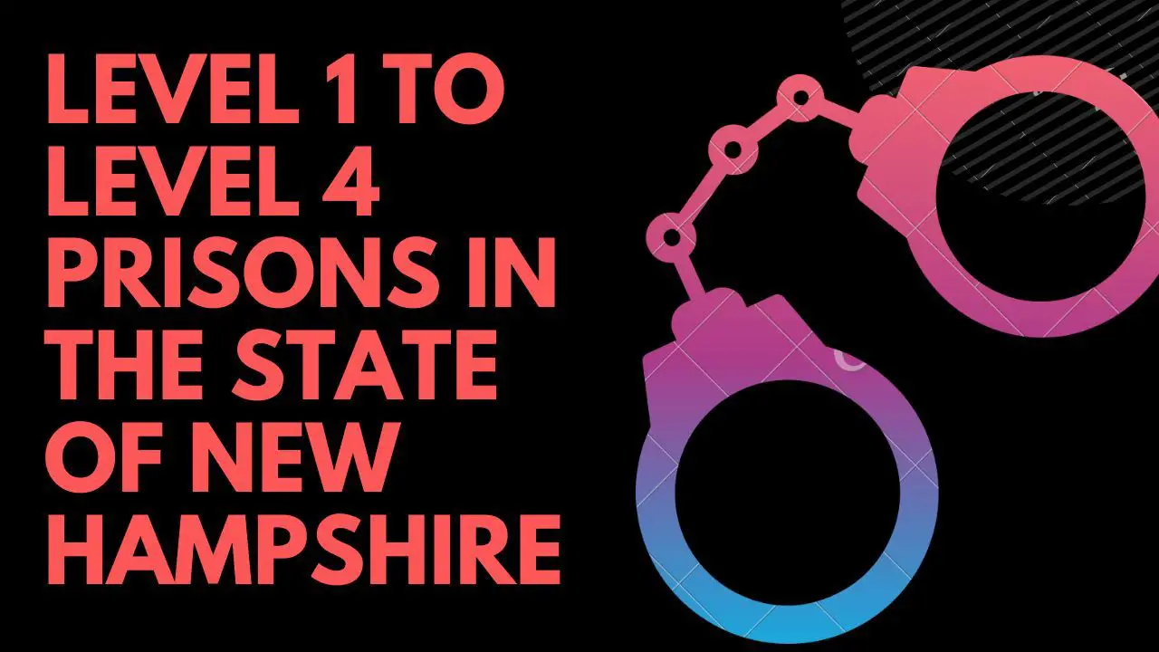 Level 1, Level 2, Level 3, and Level 4 Prisons In The State of New Hampshire