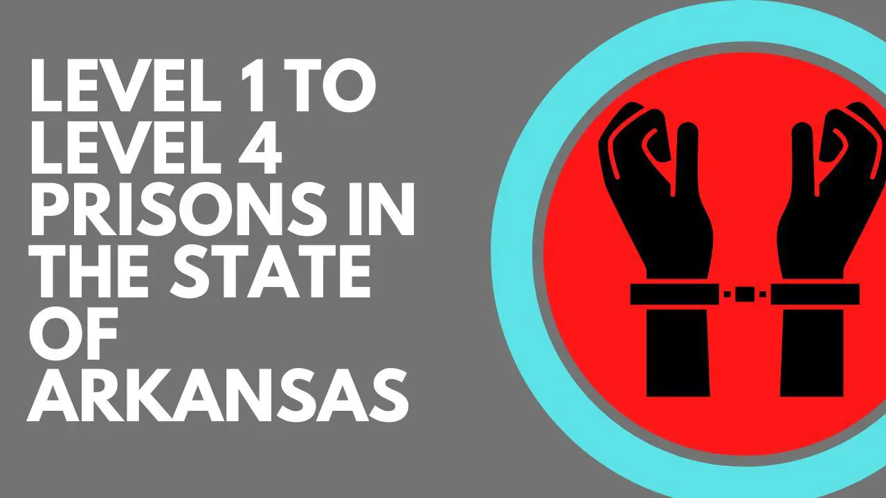 Level 1, Level 2, Level 3, and Level 4 Prisons In The State of Arkansas