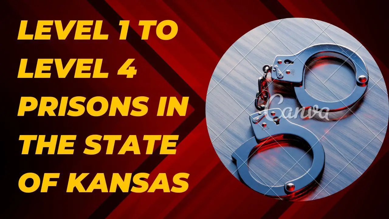 Level 1, Level 2, Level 3, and Level 4 Prisons In The State of Kansas