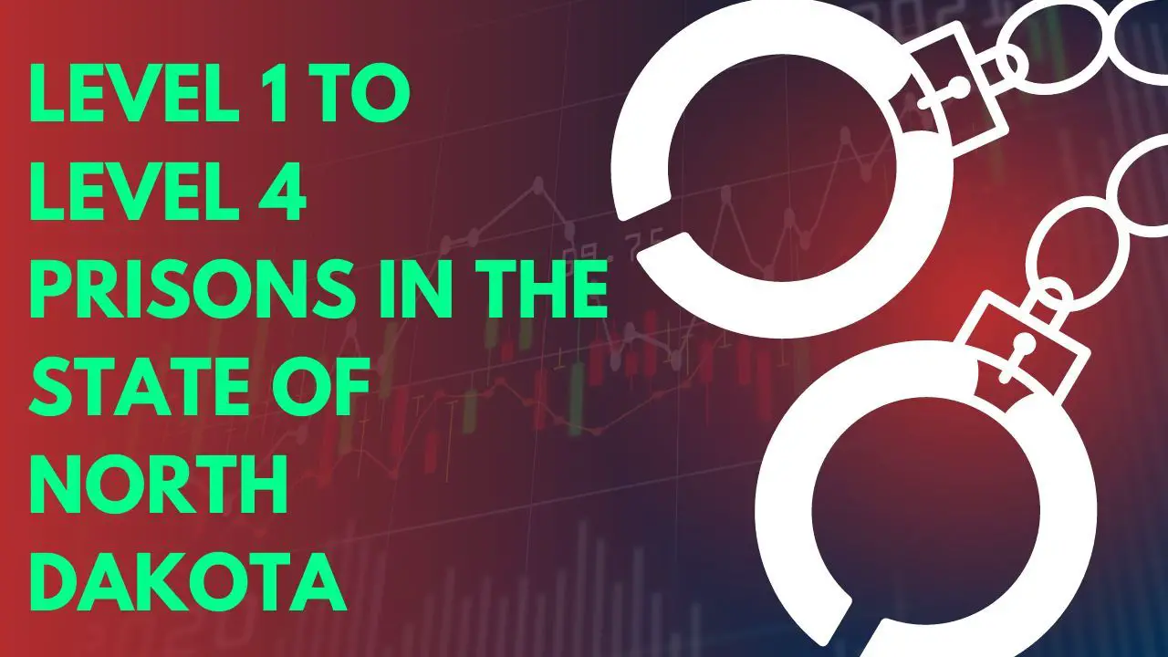 Level 1, Level 2, Level 3, and Level 4 Prisons in the State of North Dakota
