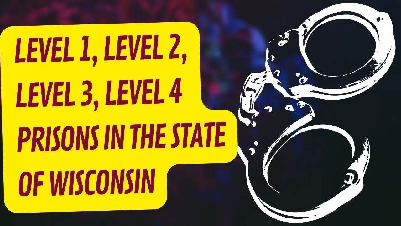 Level 1, Level 2, Level 3, Level 4 Prisons In The State of Wisconsin