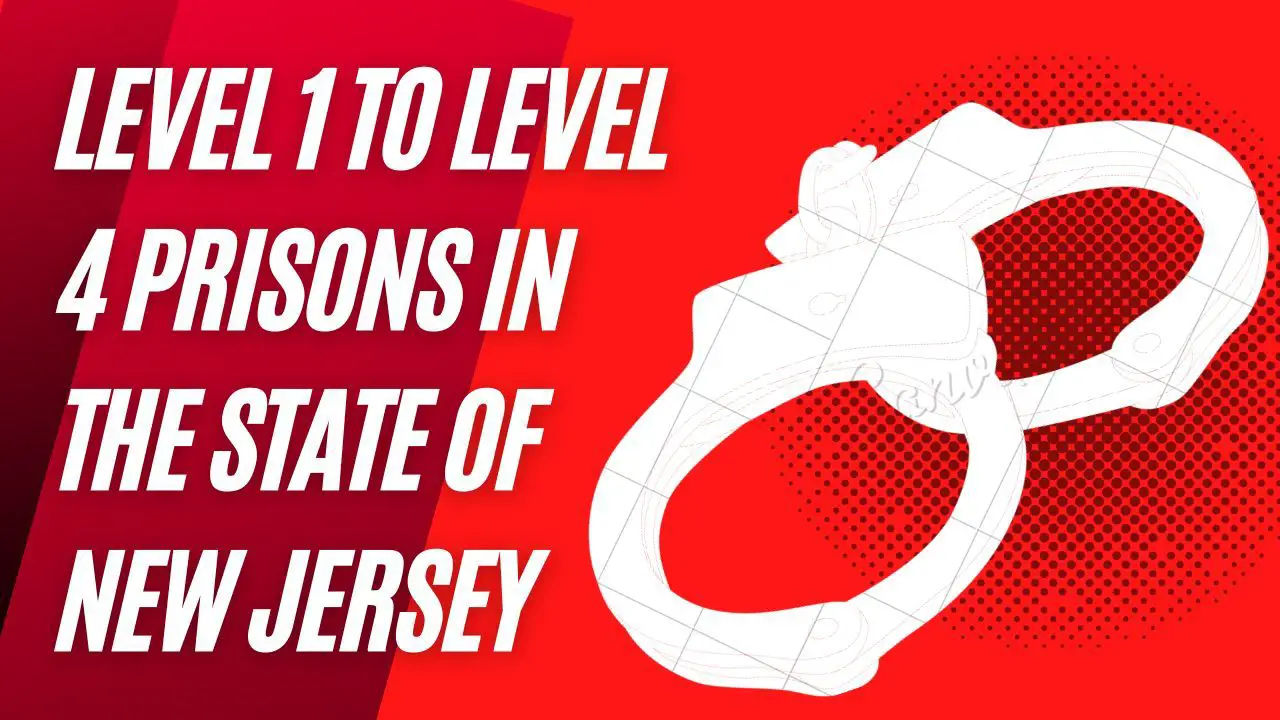 Level 1, Level 2, Level 3, and Level 4 Prisons In The State of New Jersey