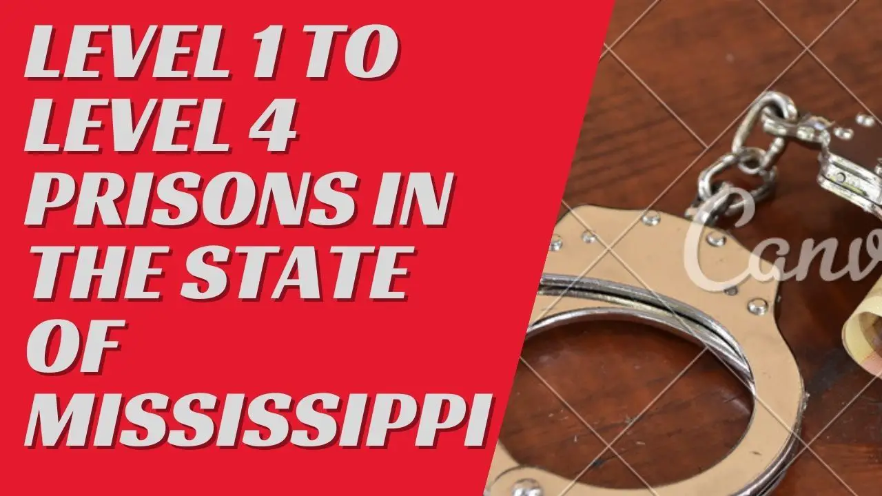 Level 1, Level 2, Level 3, and Level 4 Prisons In The State of Mississippi