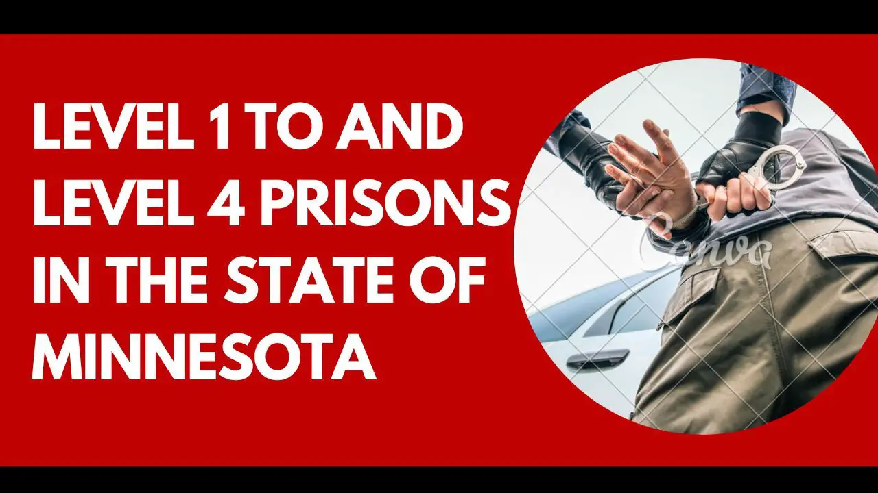 Level 1, Level 2, Level 3, and Level 4 Prisons In The State of Minnesota