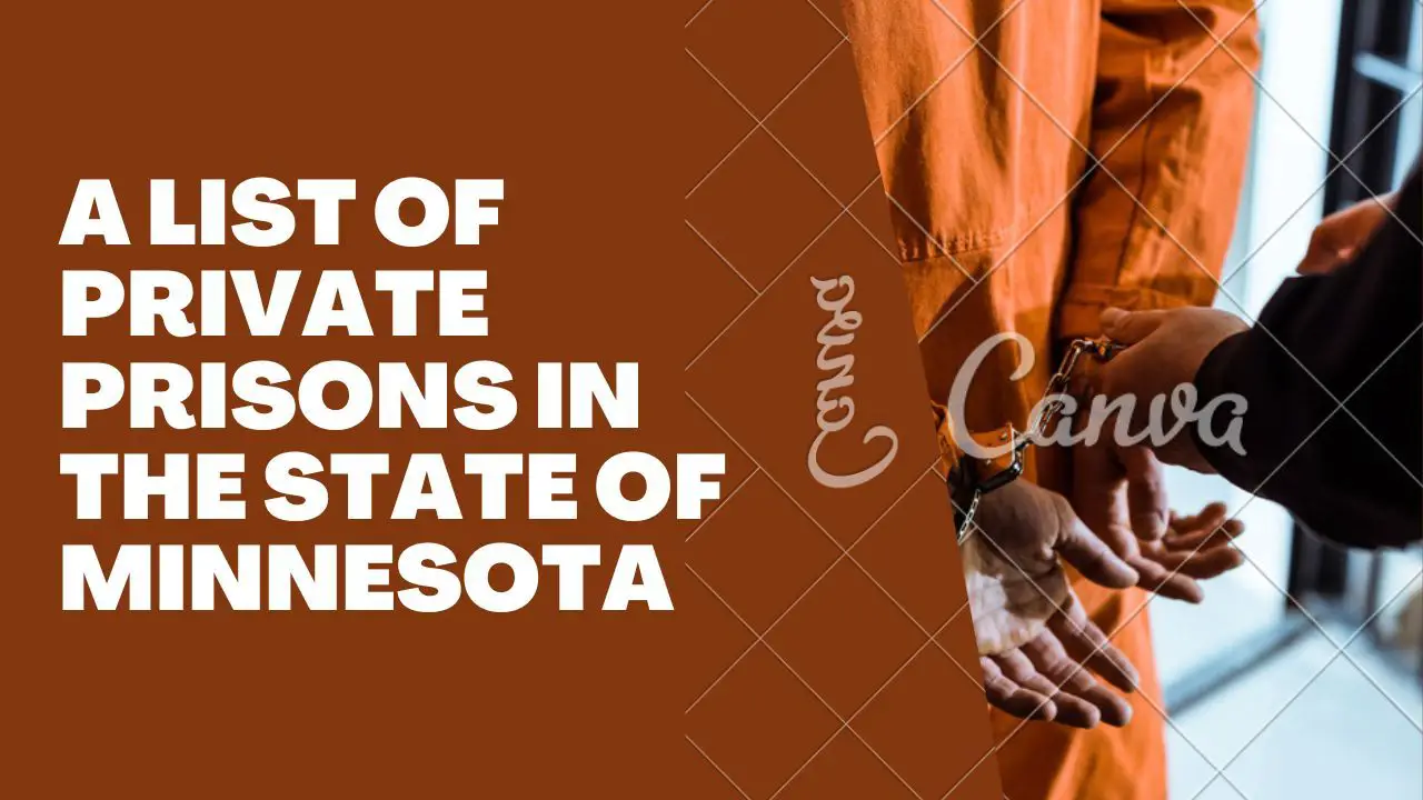 A list of Private Prisons in The State of Minnesota