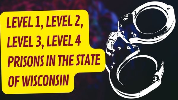 Level 1, Level 2, Level 3, Level 4 Prisons In The State of Wisconsin